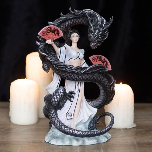 DRAGON DANCE FIGURINE BY ANNE STOKES