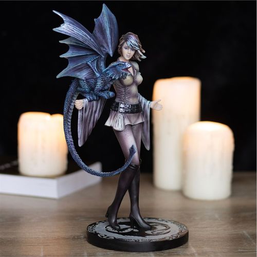 DRAGON TRAINER FIGURINE BY ANNE STOKES