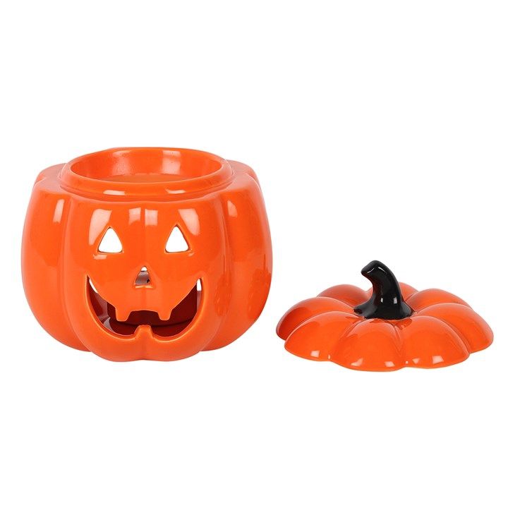 ORANGE JACK-O-LANTERN OIL BURNER