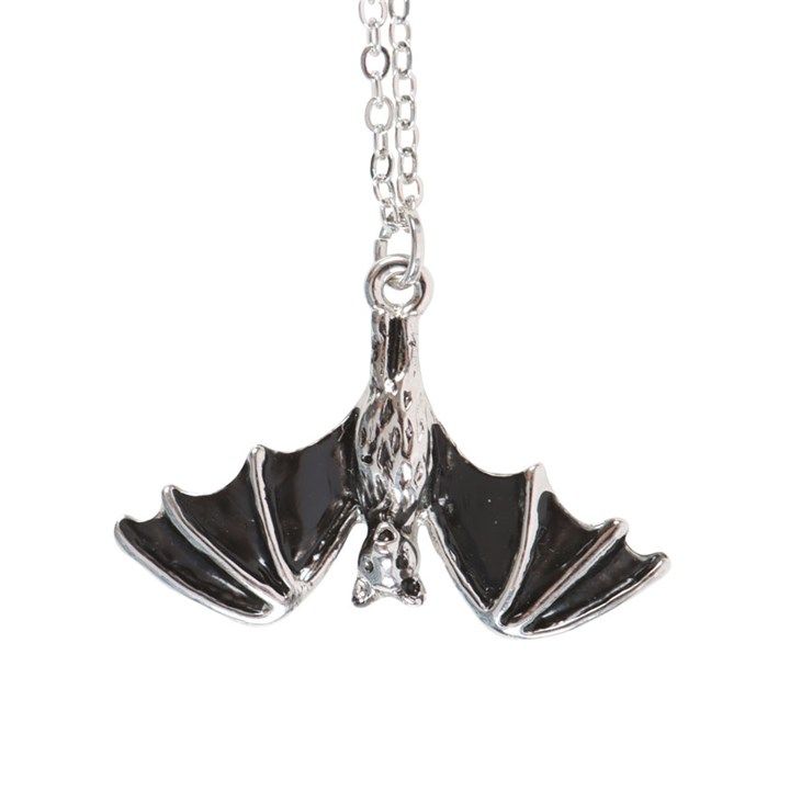 HANGING BAT PENDANT NECKLACE