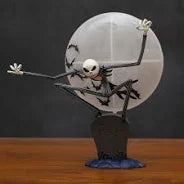 LUMINOUS JACK SKELLINGTON PVC FIGURINE