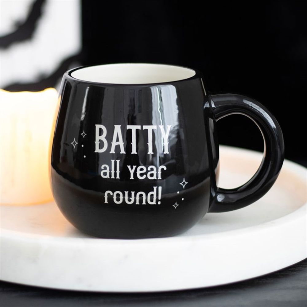 BATTY ALL YEAR ROUND ROUNDED MUG