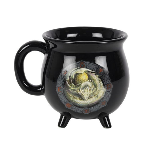 OSTARA COLOUR CHANGING CAULDRON MUG BY ANNE STOKES