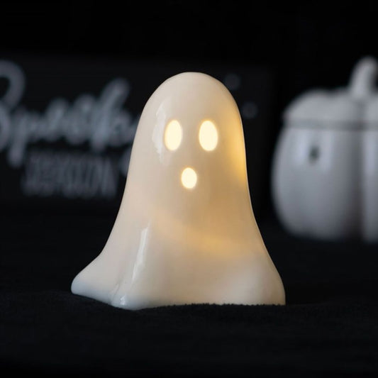 CERAMIC LIGHT UP LED GHOST