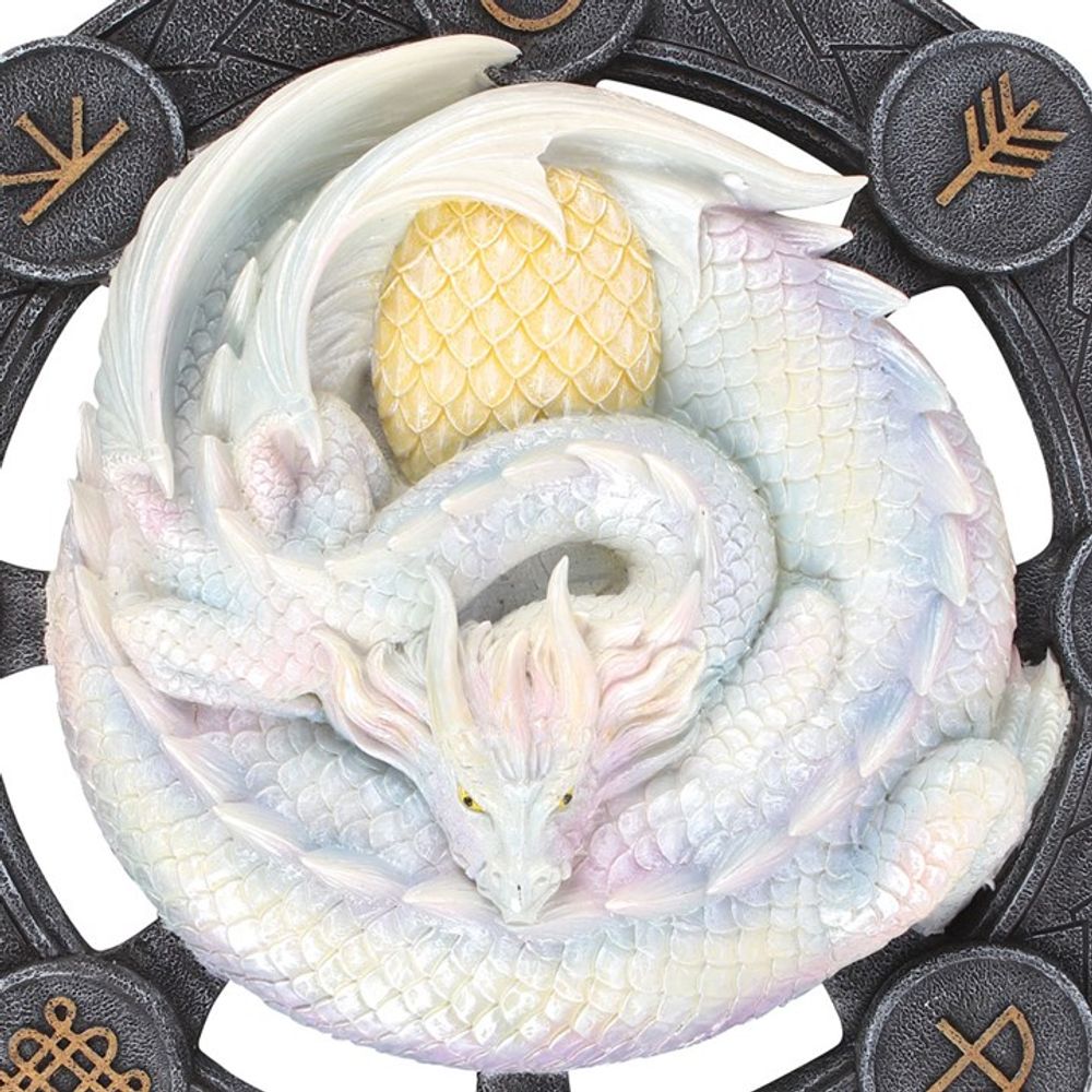 OSTARA DRAGON RESIN WALL PLAQUE BY ANNE STOKES