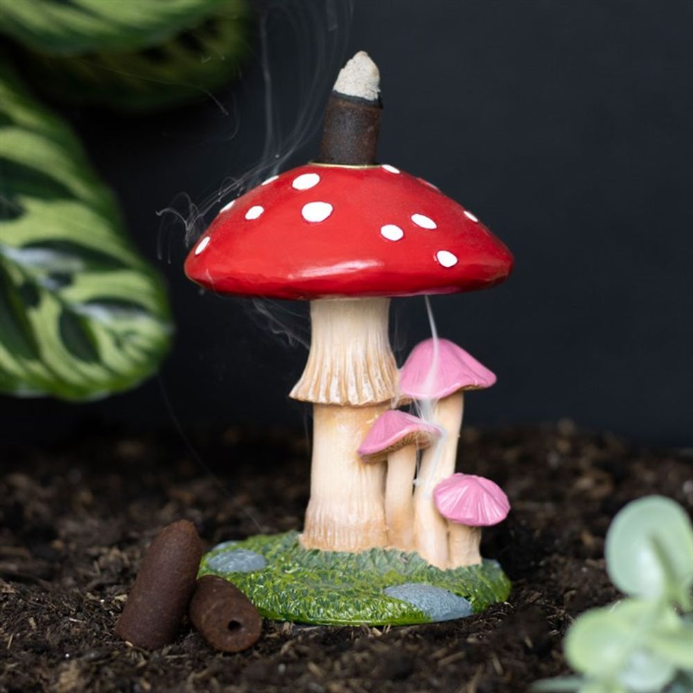 MUSHROOM BACKFLOW INCENSE BURNER