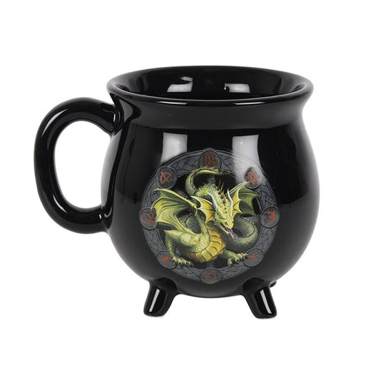 MABON COLOUR CHANGING CAULDRON MUG BY ANNE STOKES