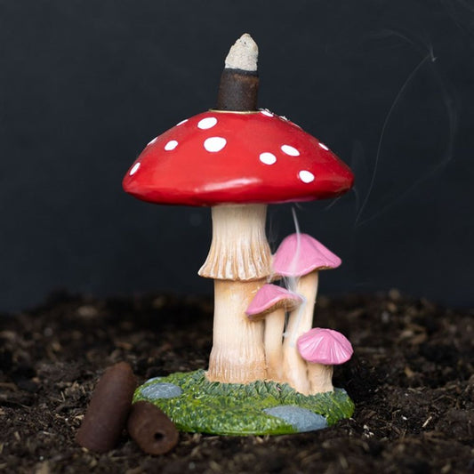 MUSHROOM BACKFLOW INCENSE BURNER