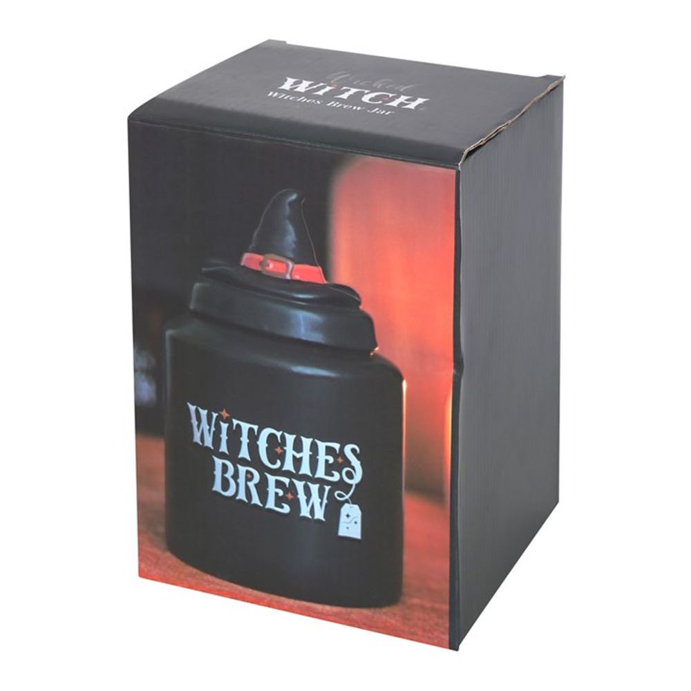 WITCHES BREW CERAMIC TEA CANISTER