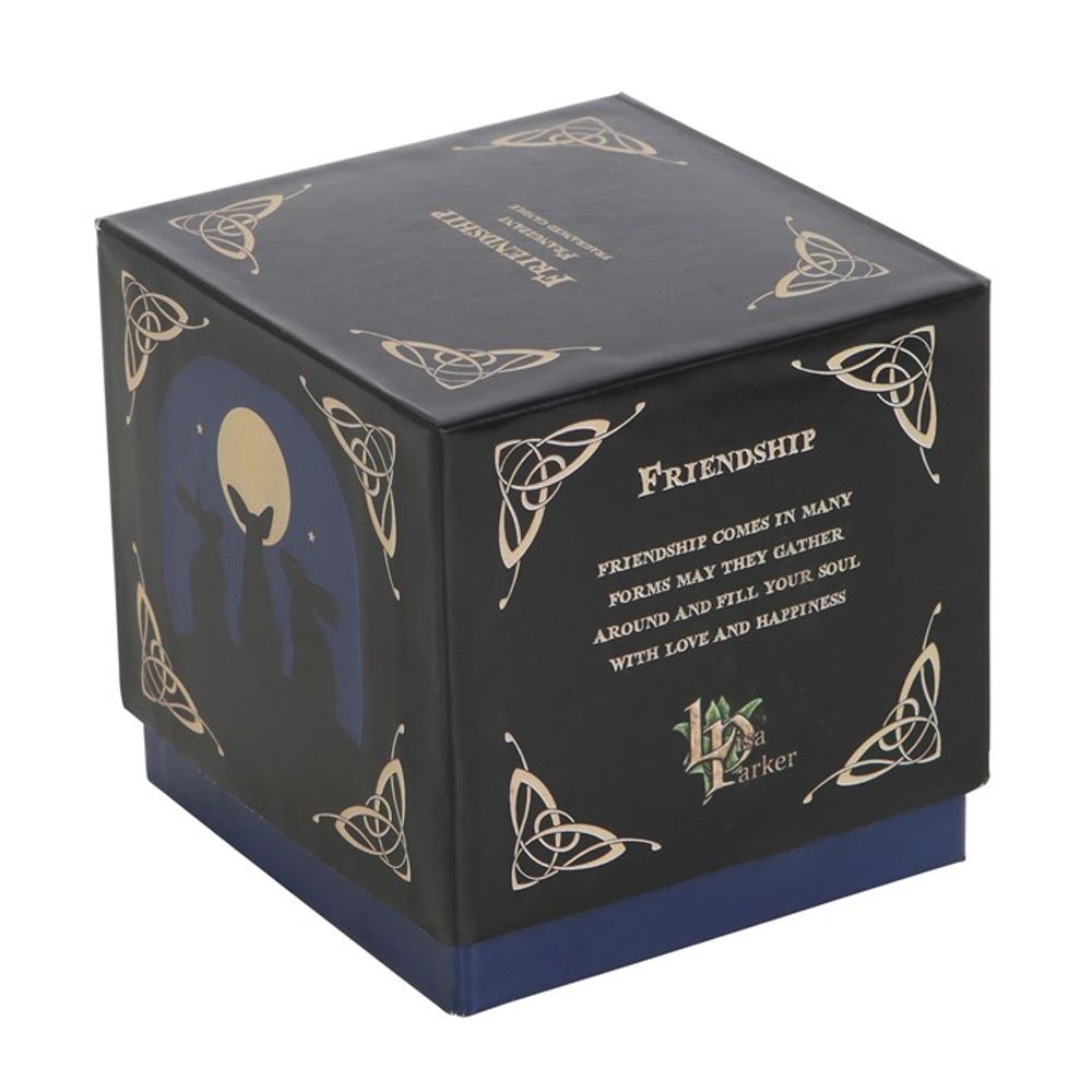 'MOON GAZING HARES' FRIENDSHIP CANDLE BY LISA PARKER