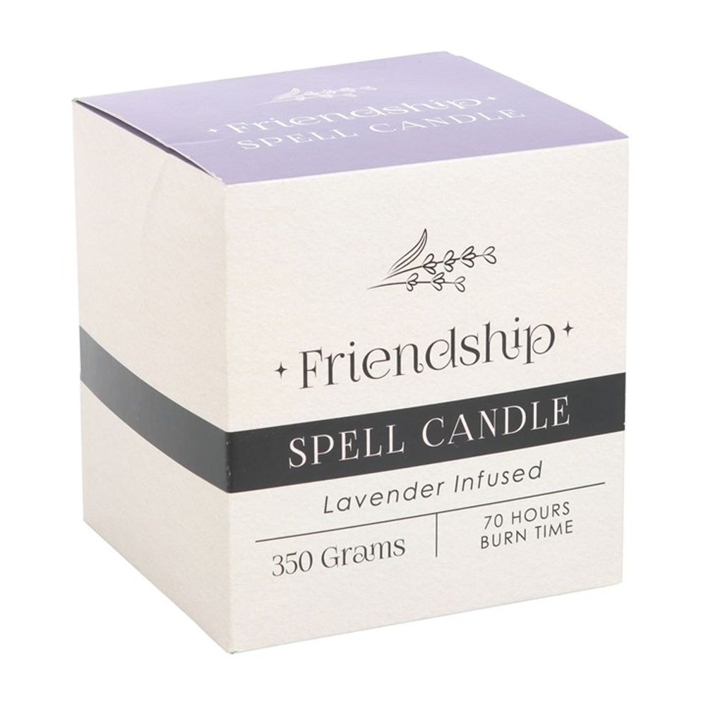 LAVENDER INFUSED FRIENDSHIP SPELL CANDLE