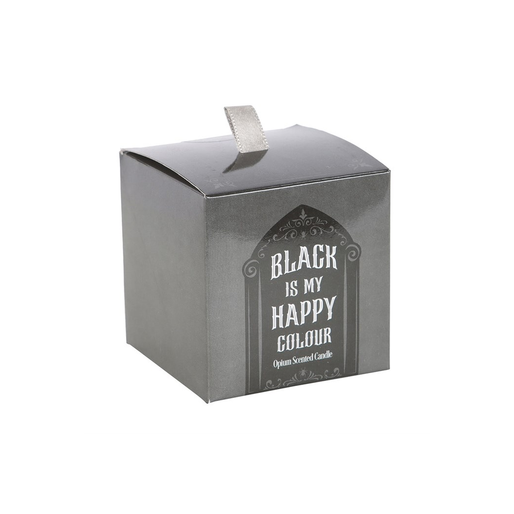 BLACK IS MY HAPPY COLOUR OPIUM CANDLE