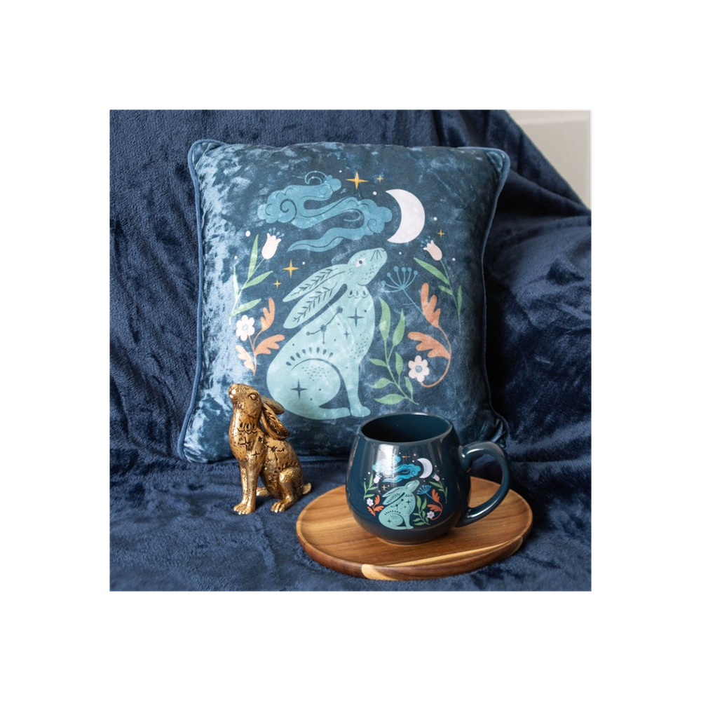 MIDNIGHT HARE ROUNDED MUG