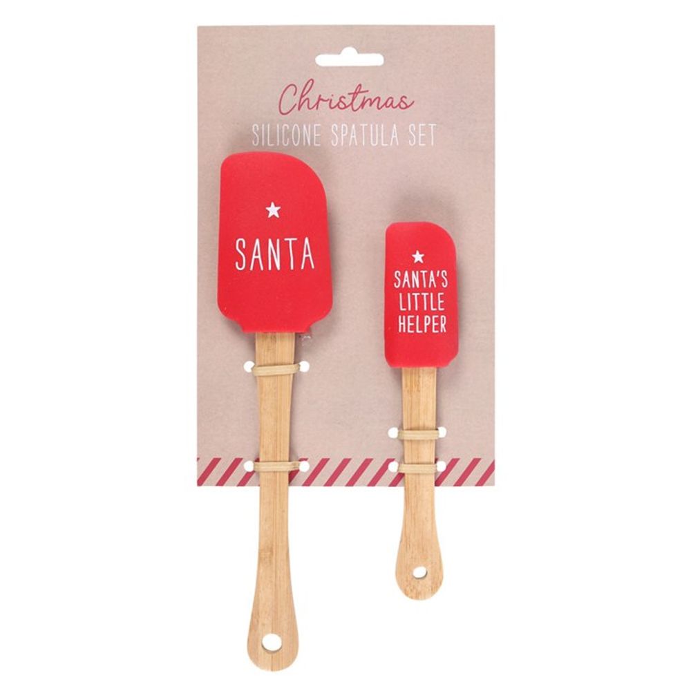 SANTA'S HELPER SILICONE SPATULA SET