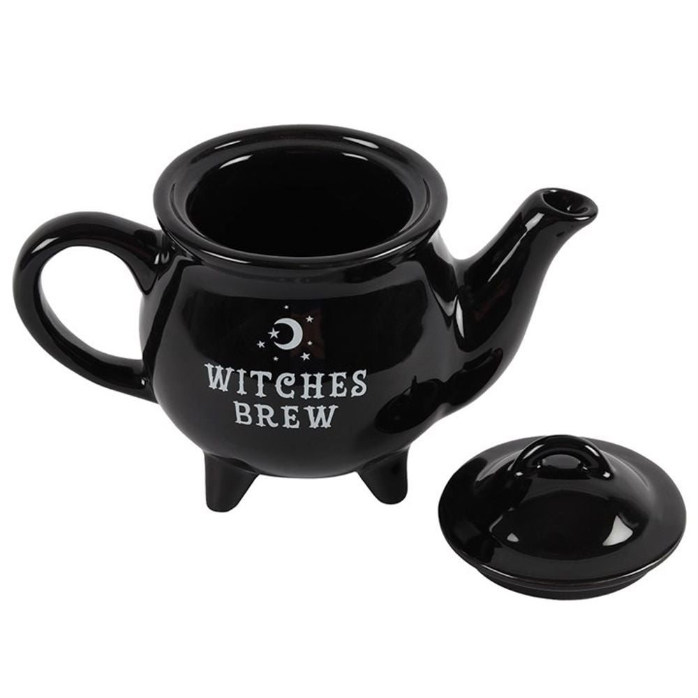 WITCHES BREW CERAMIC CAULDRON TEAPOT