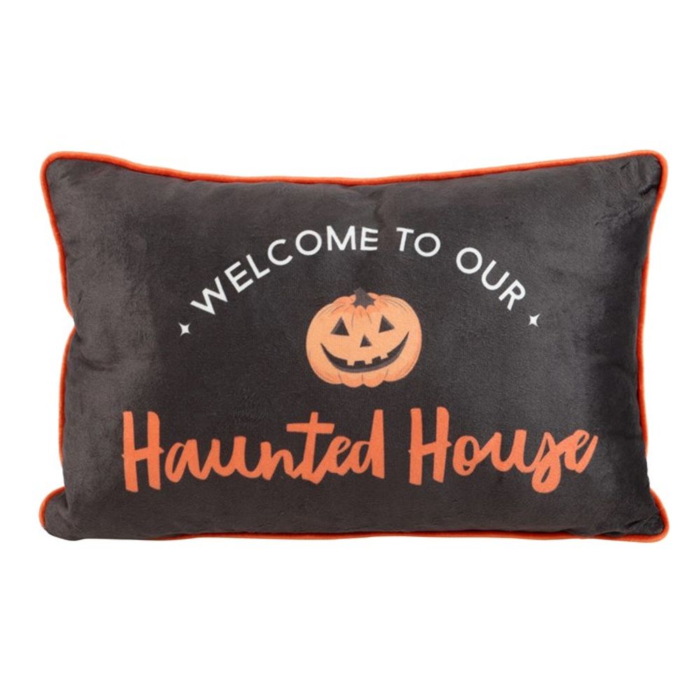 40cm RECTANGULAR HAUNTED HOUSE CUSHION