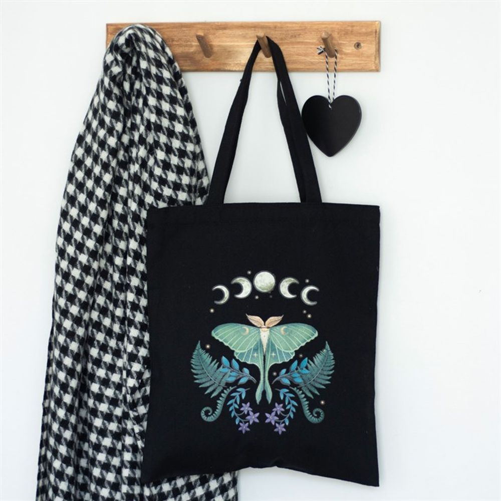 LUNA MOTH POLYCOTTON TOTE BAG