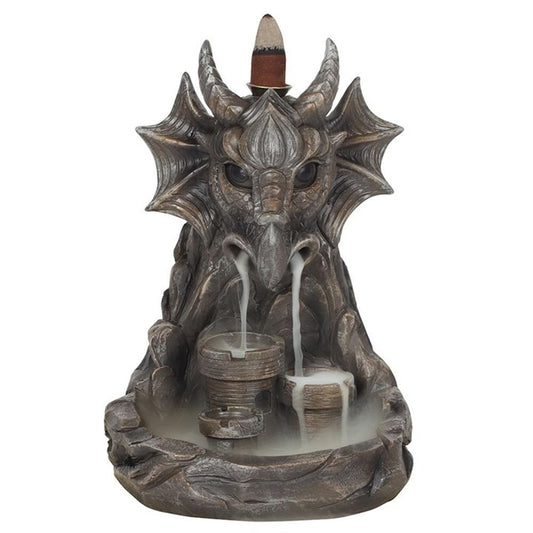 GREY DRAGON BACKFLOW INCENSE BURNER