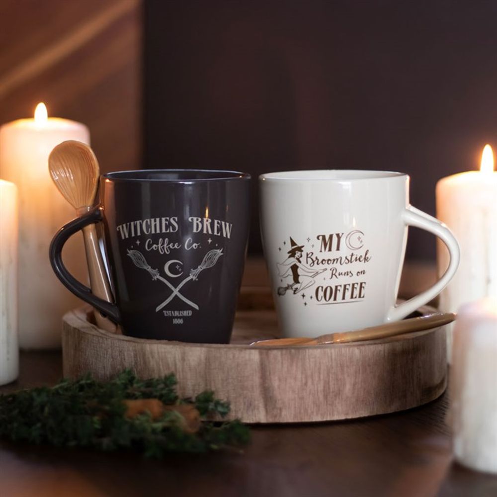 WITCHES BREW COFFEE CO. MUG AND SPOON SET