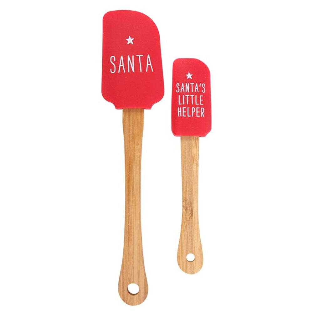 SANTA'S HELPER SILICONE SPATULA SET