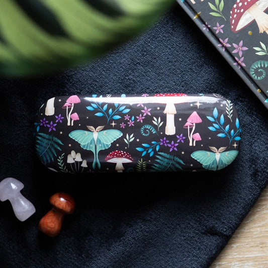 DARK FOREST PRINT GLASSES CASE