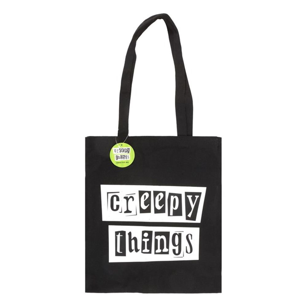 CREEPY THINGS POLYCOTTON TOTE BAG