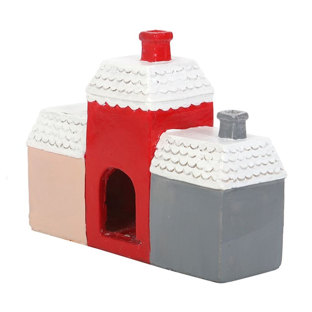 CHRISTMAS VILLAGE INCENSE CONE HOLDER