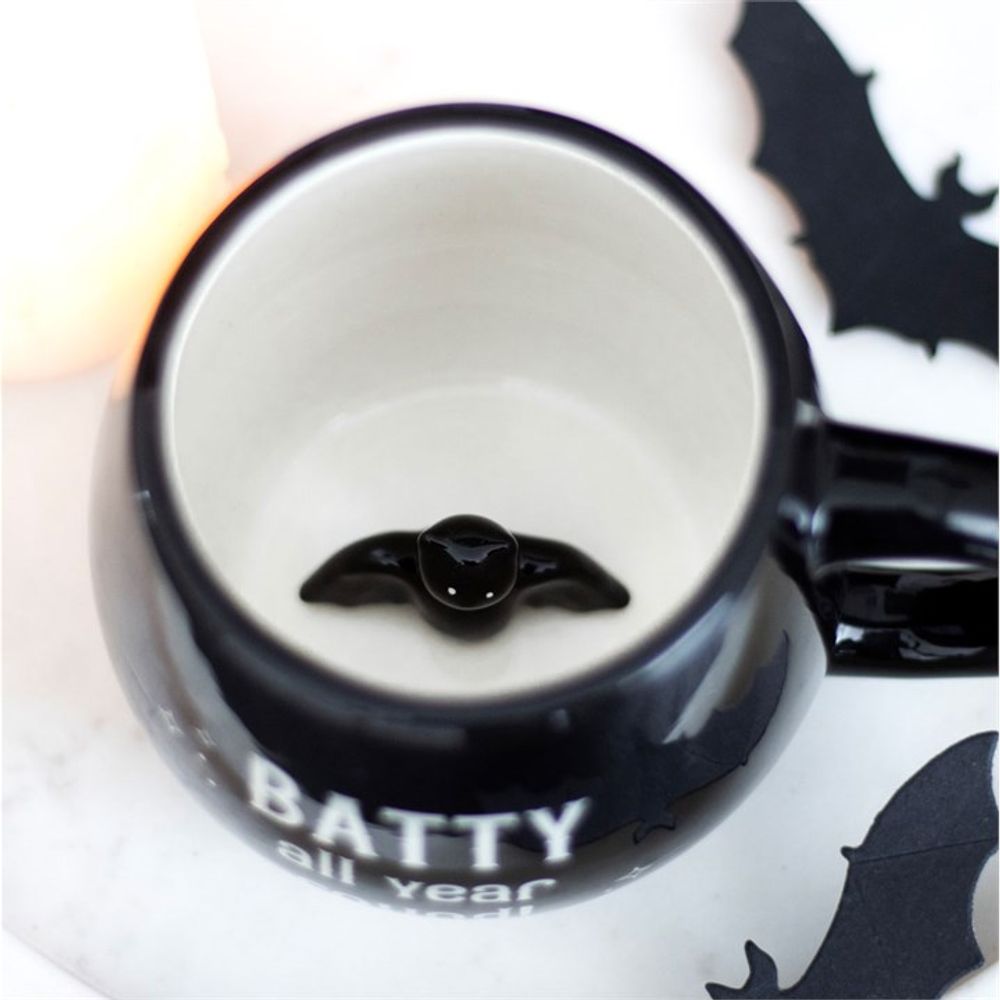 BATTY ALL YEAR ROUND ROUNDED MUG