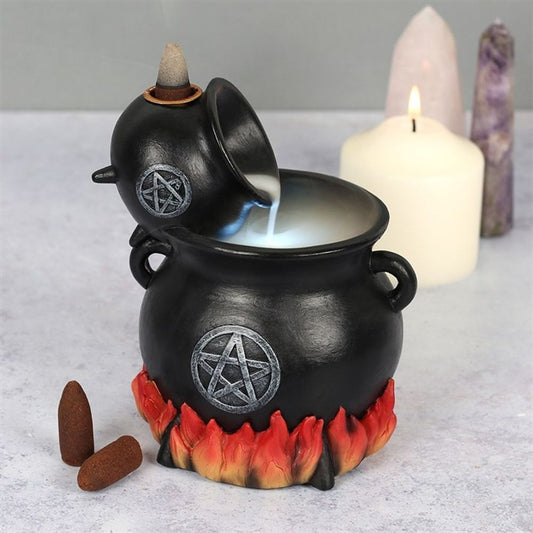 POURING CAULDRONS BACKFLOW INCENSE HOLDER