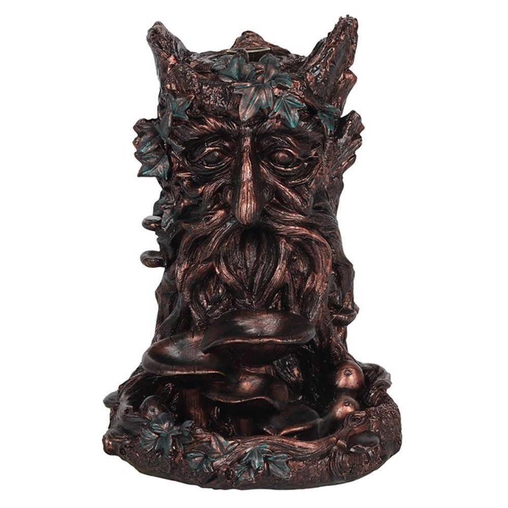 BRONZE EFFECT TREE MAN BACKFLOW INCENSE BURNER