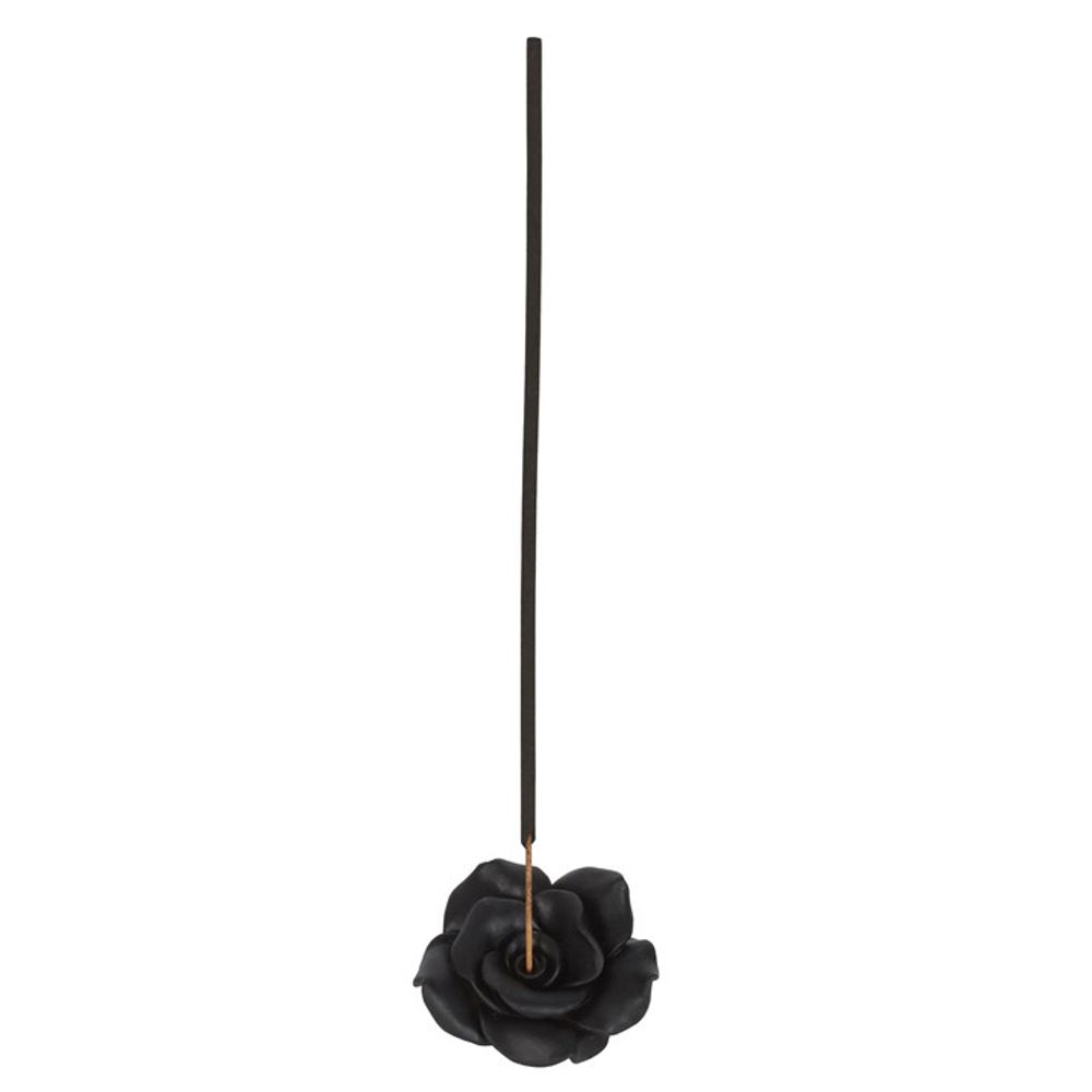 BLACK ROSE RESIN INCENSE STICK HOLDER