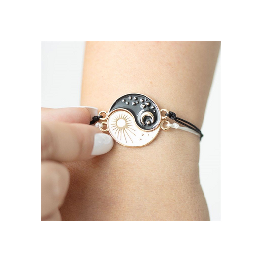 YOU ARE THE YIN TO MY YANG BEST FRIEND CHARM BRACELETS