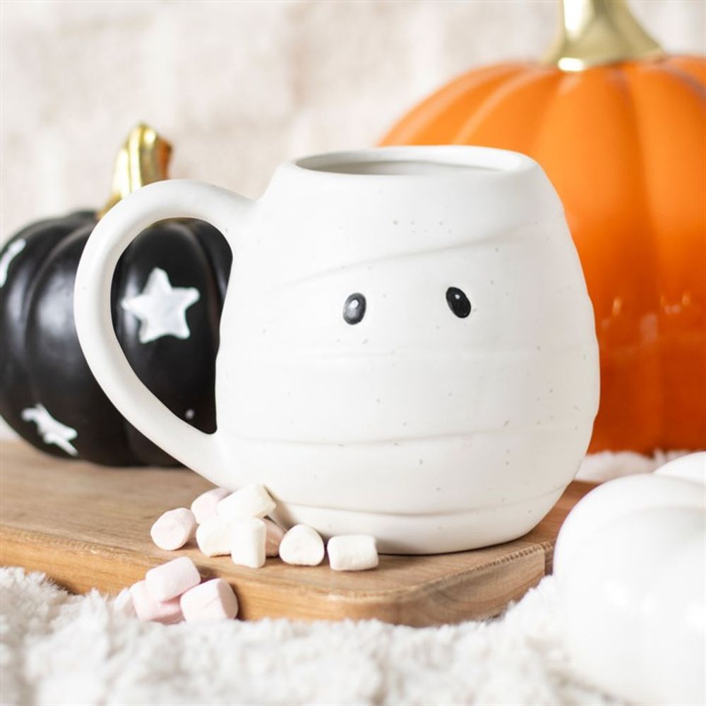 MUMMY SHAPED ROUNDED MUG