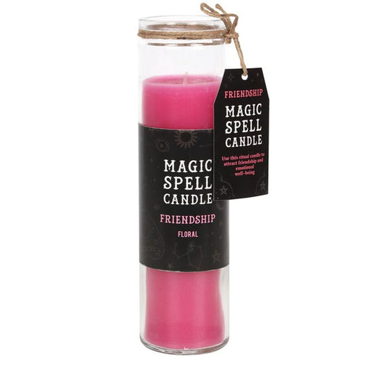 FLORAL 'FRIENDSHIP' MAGIC SPELL TUBE CANDLE