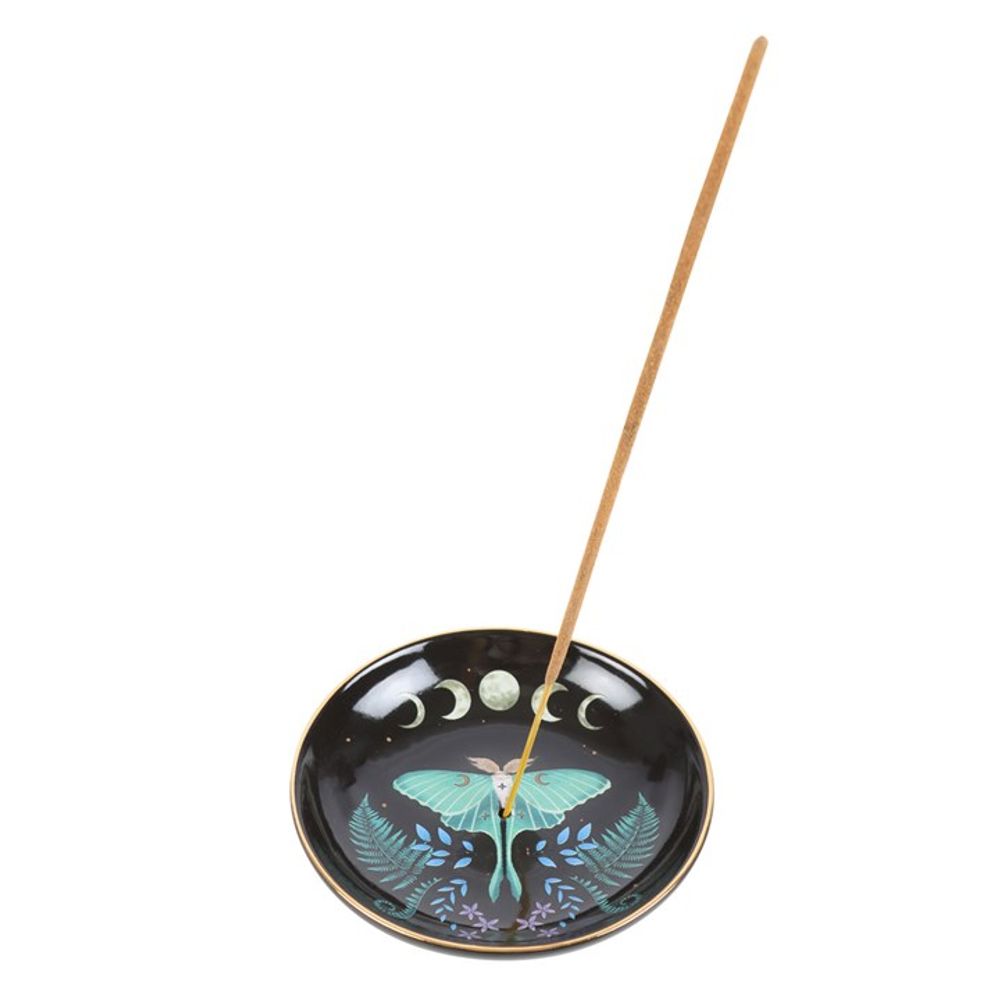 LUNA MOTH CERAMIC INCENSE PLATE