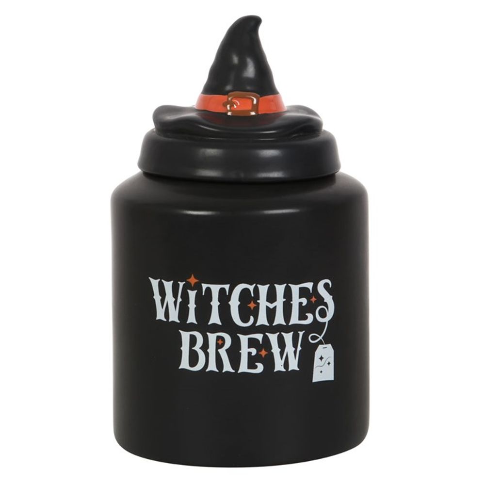 WITCHES BREW CERAMIC TEA CANISTER