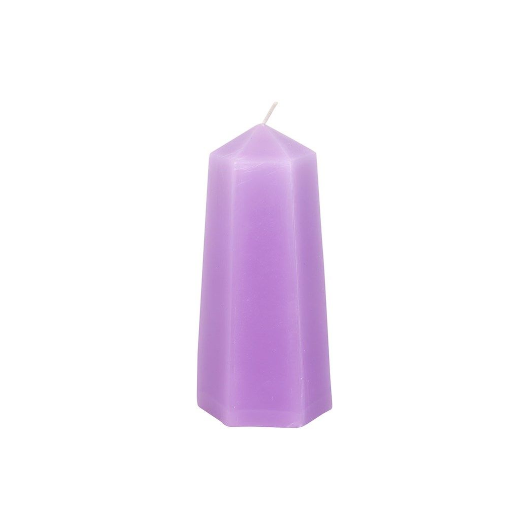 CALMING CRYSTAL CANDLE WITH ROUGH AMETHYST