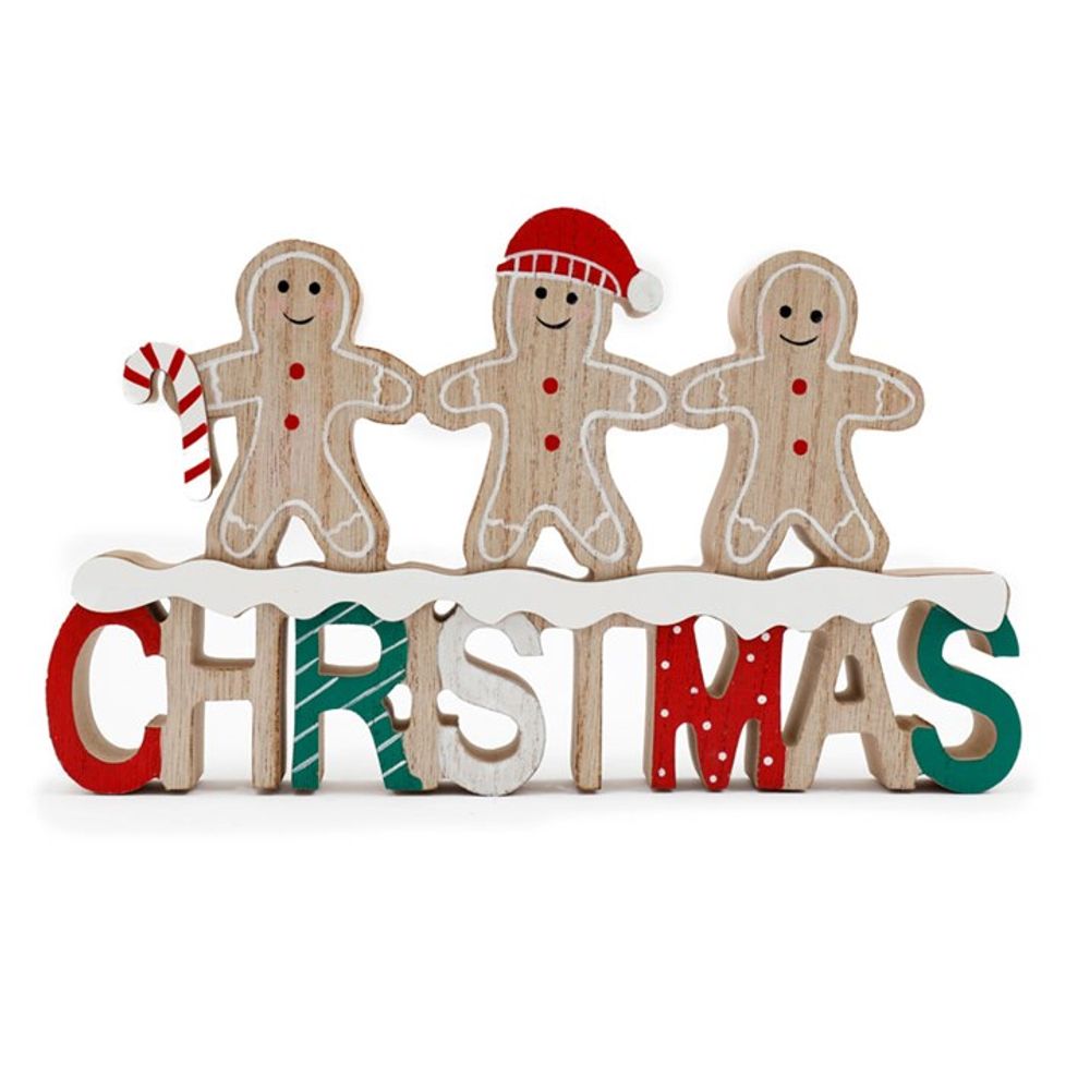 23cm GINGERBREAD MEN CHRISTMAS DECORATION