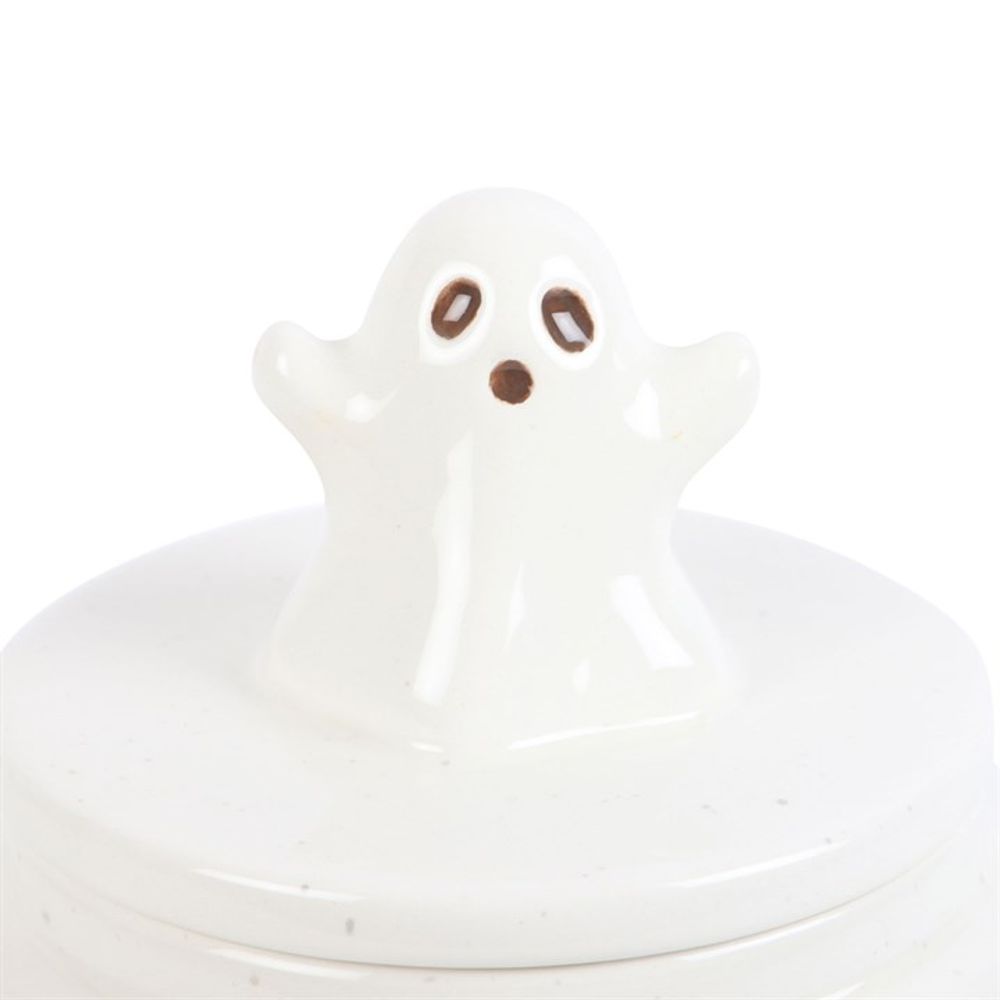 HEY BOO GHOST STORAGE JAR