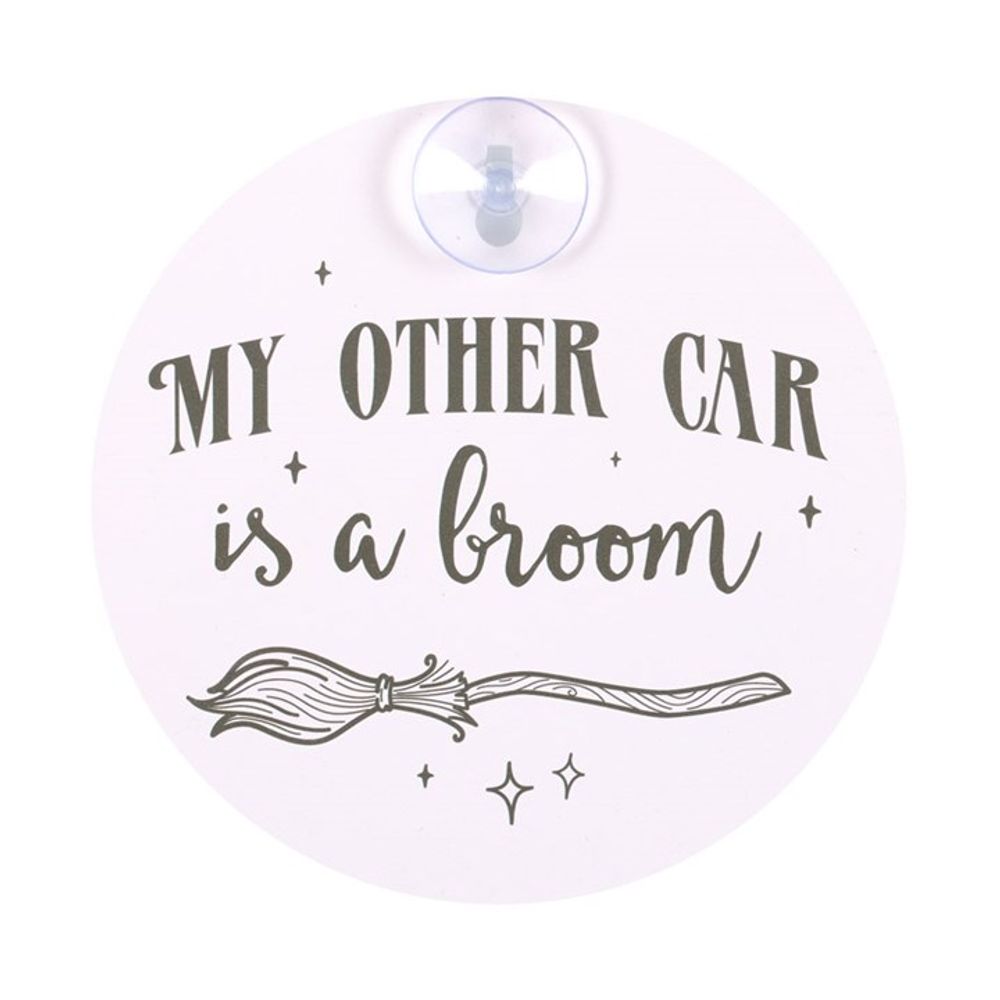 MY OTHER CAR IS A BROOM WINDOW STICKER