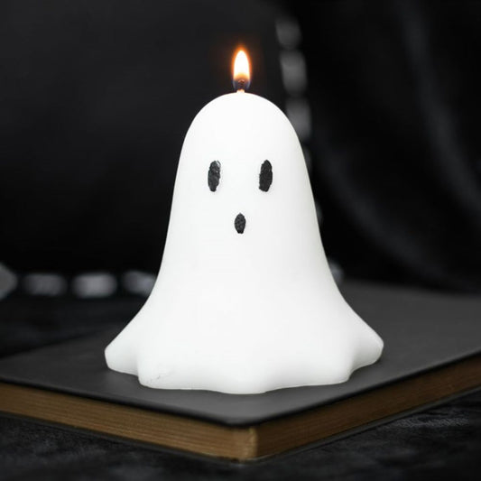 10cm UNSCENTED GHOST CANDLE