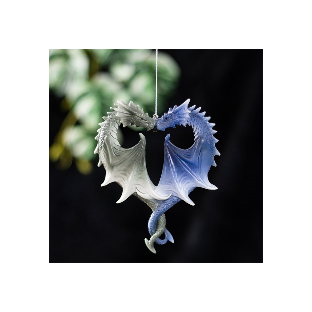 DRAGON HEART HANGING ORNAMENT BY ANNE STOKES