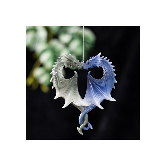 DRAGON HEART HANGING ORNAMENT BY ANNE STOKES