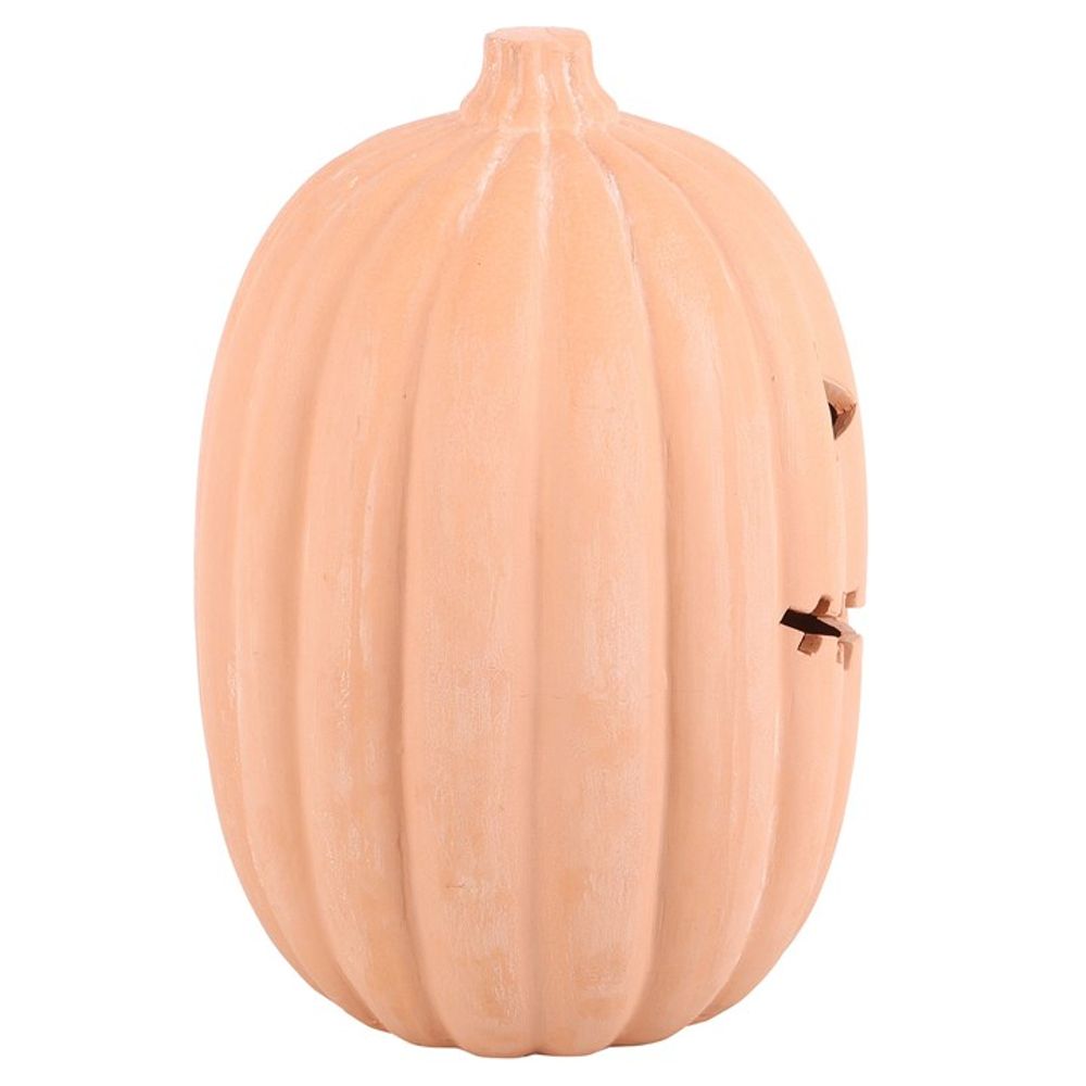 30cm TERRACOTTA PUMPKIN ORNAMENT