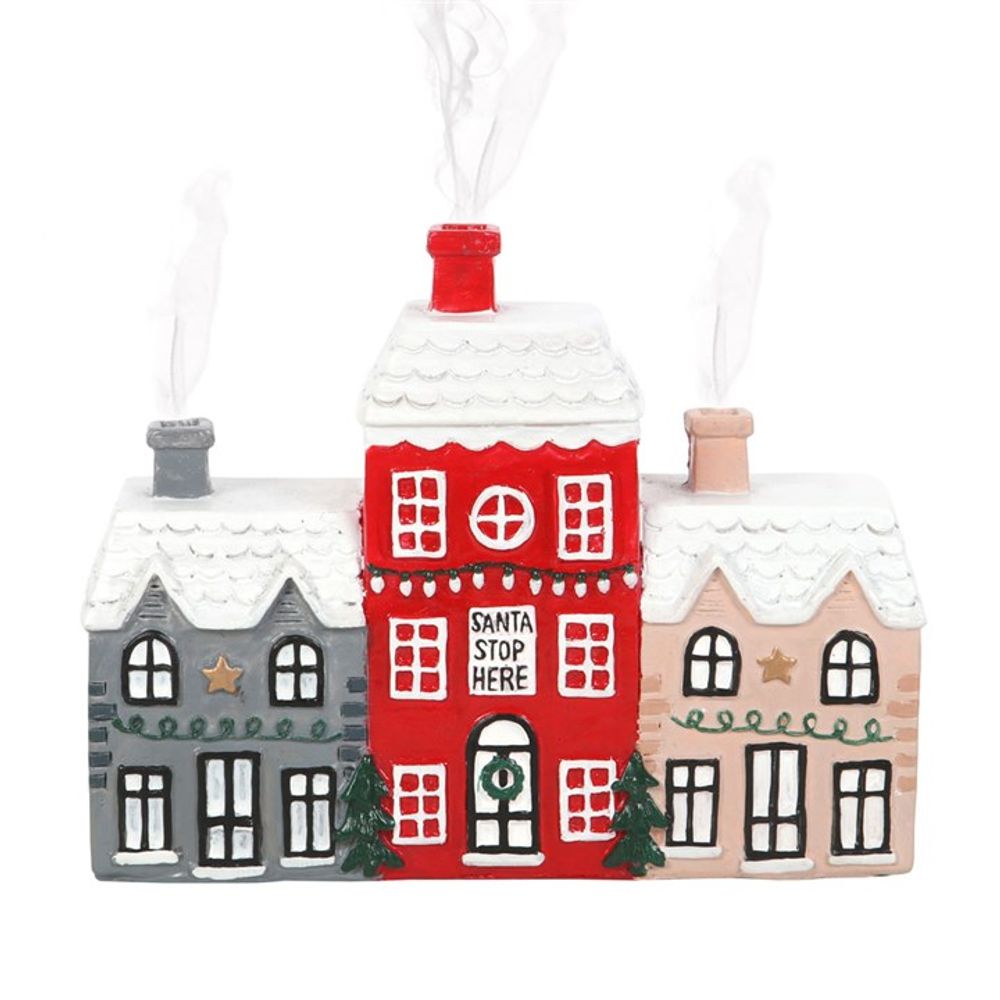 CHRISTMAS VILLAGE INCENSE CONE HOLDER