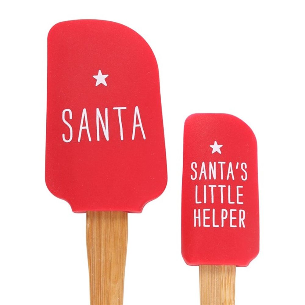 SANTA'S HELPER SILICONE SPATULA SET