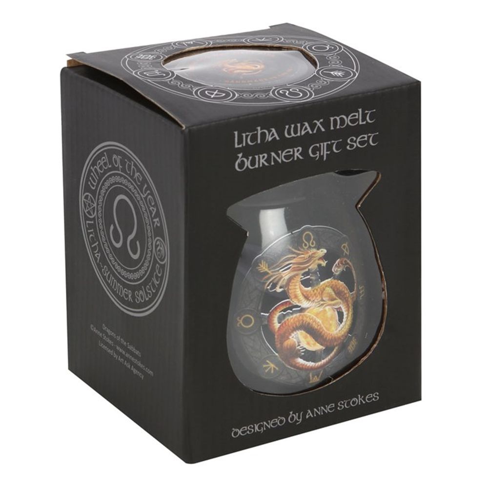 'LITHA' WAX MELT BURNER GIFT SET BY ANNE STOKES