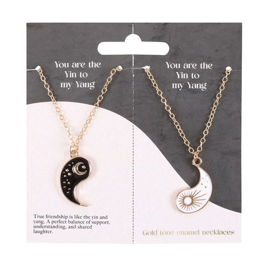 YOU ARE THE YIN TO MY YANG BEST FRIEND PENDANT NECKLACES