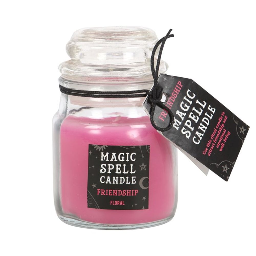 FLORAL 'FRIENDSHIP' MAGIC SPELL CANDLE JAR