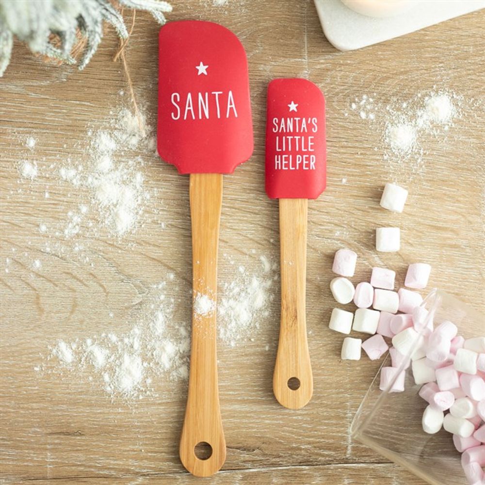 SANTA'S HELPER SILICONE SPATULA SET